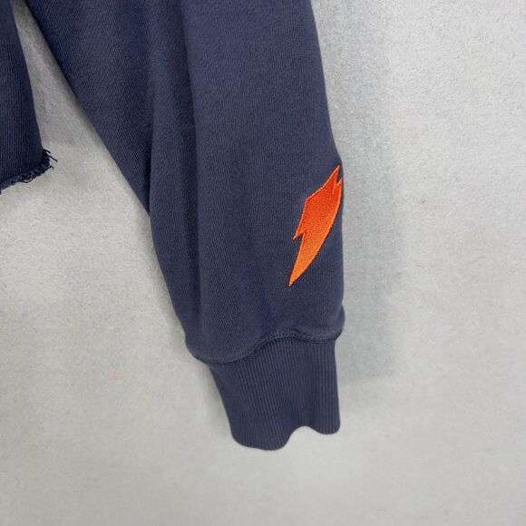 Gatorade Sweatshirt Womens Small Navy Blue Cropped Crewneck ACC Charlotte 2023 - Picture 6 of 15